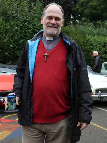 Rev Richard Clark at the Tardebigge Fair and Show 2016