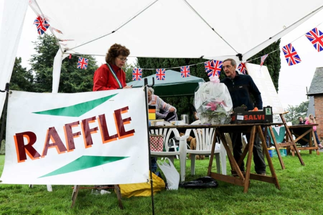 One of the raffle stalls at the Fair and Show 2016