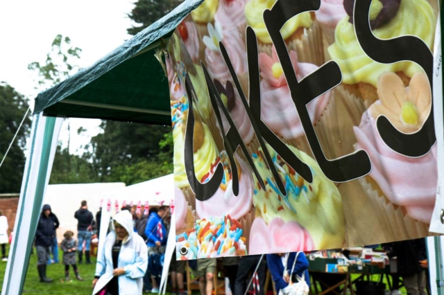 Cake stall at the Tardebigge Fair and Show 2016