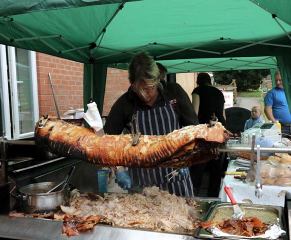 One of the food stalls at the Fair and Show 2016
