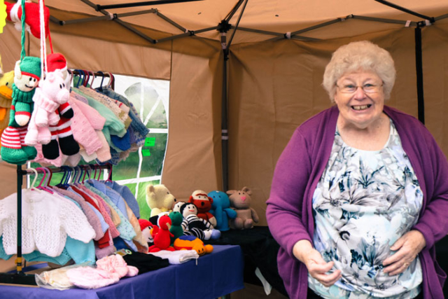 Stall holder at the Fair and Show 2016