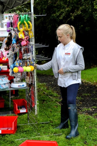 One of the stallholders at the Fair and Show 2016